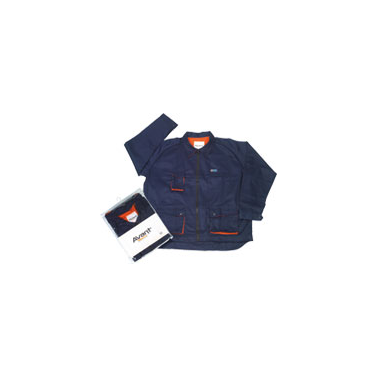 CAZADORA BICOLOR AVANT TALLA-S MARINO/NARANJA
