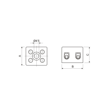 10.735/2 REGLETA ESTEATITA BIPOLAR