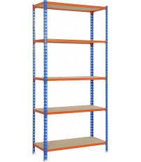 KIT 5 ESTANT. MAD  500 200X120X50 AZ/NAR