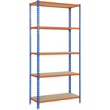 KIT 5 ESTANT. MAD  500 200X120X50 AZ/NAR