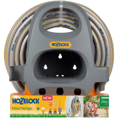 KIT MANGUERA HOZELOCK CON ACCESORIOS 20M 12,5MM CON SOPORTE