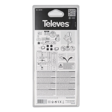 545720 AMPLIFICADOR VIVIENDA 2S+TV TELEVES