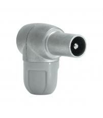 4130 CONECTOR ACODADO TV BLINDADO MACHO TELEVES