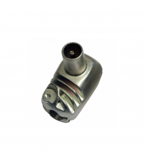 413210 CONECTOR ACODADO TV BLINDADO EASYF MACHO