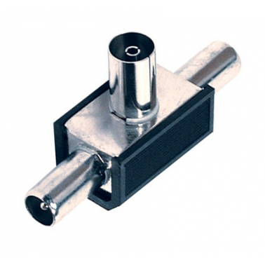 2600908 CONECTOR ADAPTA TV TRIPLE 2 MACHOS/HEMBRA GSC