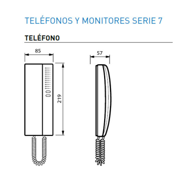374240 TELEFONILLO UNIVERSAL BLANCO SERIE 7