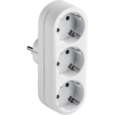 ADAPTADOR 1333 TRIPLE TT BCO 16A-250V