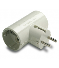 ADAPTADOR 1302 DOBLE TT CERAMIC.16A-250V