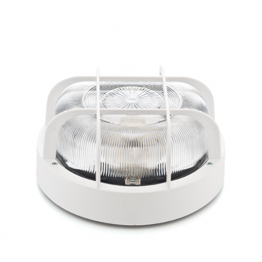 APLIQUE 4412G REDONDO E-27 60W BLANCO
