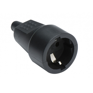 BASE 2104 TTL GOMA NEGRO 16A-250V