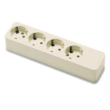 BASE 2524 4 TOMAS TT S/CABLE 16A-250V