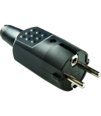 CLAVIJA 1104 4,8MM TTL NEGRO 16A/250V