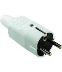 CLAVIJA 1104B 4,8MM TTL GOMA BCO.16A/250