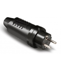 CLAVIJA TT GOMA NEGRO IP44 16A/250V