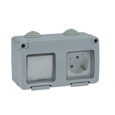 INTERRUP.19033 CONMUTA.+BASE ESTANCO 16A