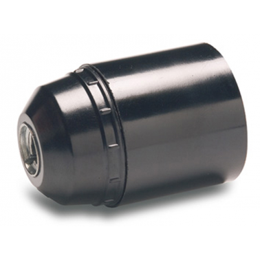 PORTALAMPARA 161 LISO E27 NEGRO 4A