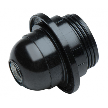 PORTALAMPARA 166 ROSCA+ARAN.E27 NEGRO 4A