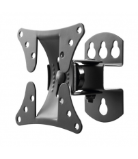 500055001 SOPORTE TV CON BRAZO NEGRO DE 13" A 27" HOLMIOS