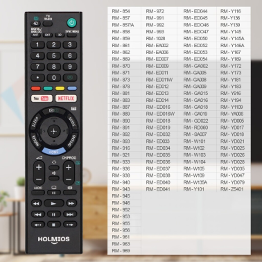 405015005 MANDO UNIVERSAL SONY SMART TV GSC