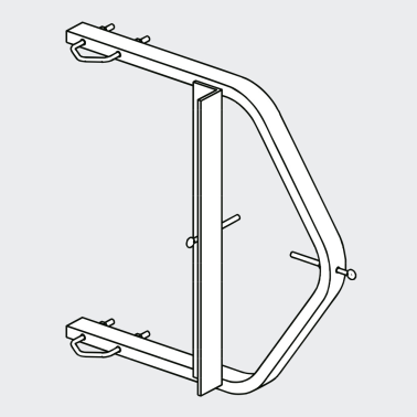 2415 SOPORTE CHIMENEA TUBULAR TELEVES