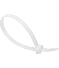 BRIDA NYLON BLANCA 3,5/3.6X200 BOLSA 100