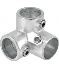 CODO HIERRO GALVANIZAD 90Âº 3 VIAS 33,7MM