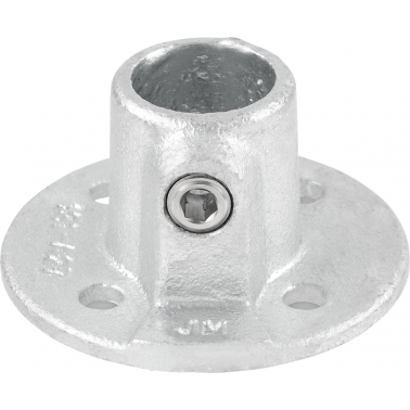 BASE PARED HIERRO GALVANIZADO 33,7MM