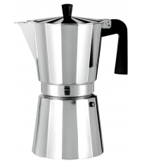 215010500 CAFETERA ALUMINIO NEW VITRO 12 TAZA OROLEY