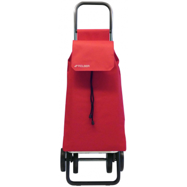 SAQ056 CARRO COMPRA SAQUET LN 4 RUEDAS ROJO
