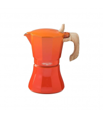 215090406 CAFETERA INDUCCION PETRA NARANJA 9 TAZAS OROLEY