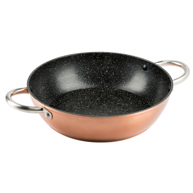 913-32 CACEROLA COBRE ALUMINIO FORJADO Ø32cm VIER