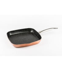 914-27 ASADOR COBRE ALUMINIO FORJADO Ø27cm VIER