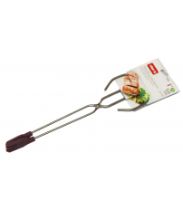 140 PINZA INOX 30cm C/PUNTAS DE SILICONA VIER
