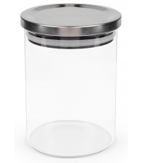 122 TARRO CRISTAL 750ml TAPA ACERO CIERRE SILICONA