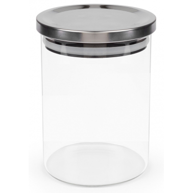 122 TARRO CRISTAL 750ml TAPA ACERO CIERRE SILICONA