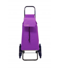 SAQ057 CARRO COMPRA SAQUET LN 6 RUEDAS SUBE ESCALERAS MALVA