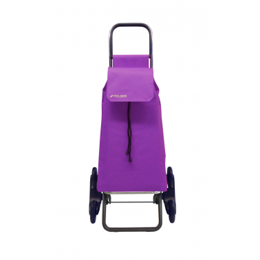 SAQ057 CARRO COMPRA SAQUET LN 6 RUEDAS SUBE ESCALERAS MALVA