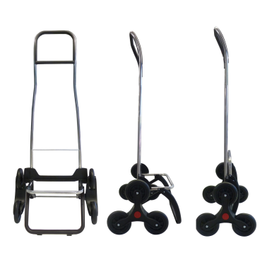 SAQ057 CARRO COMPRA SAQUET LN 6 RUEDAS SUBE ESCALERAS NEGRO