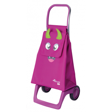 KID001 CARRO INFANTIL MONSTER KID MF 2 RUEDAS FUCSIA