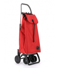 IMX306 CARRO COMPRA I-MAX MF PLEGABLE 4 RUEDAS 2 GIRATORIAS ROJO ROLSER