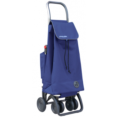 IMX354 CARRO I-MAX TERMO ZEN PLEGABLE 4 RUEDAS 2 GIRATORIAS AZUL ROLSER