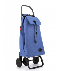 IMX385 CARRO COMPRA IMAX TWEED 4 RUEDAS PLEGABLE AZUL ROLSER