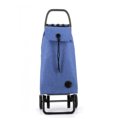 IMX385 CARRO COMPRA IMAX TWEED 4 RUEDAS PLEGABLE AZUL ROLSER