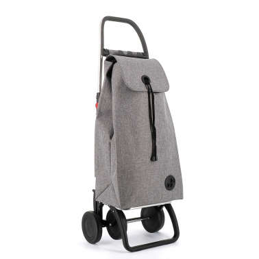 IMX385 CARRO COMPRA IMAX TWEED 4 RUEDAS PLEGABLE GRIS ROLSER