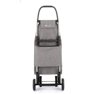 IMX385 CARRO COMPRA IMAX TWEED 4 RUEDAS PLEGABLE GRIS ROLSER
