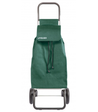 SAQ055 CARRO COMPRA SAQUET LN 2 RUEDAS VERDE ROLSER