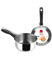 666118 CAZO C/CESTILLO INDUCCION 18CM IBILI