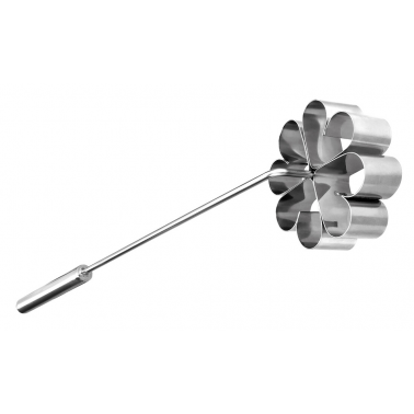 774300 MOLDE FLOR CARNAVAL ACERO INOX IBILI ø9cm