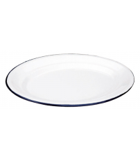 903940 BANDEJA OVALADA ESMALTADA 40cm BLANCA IBILI