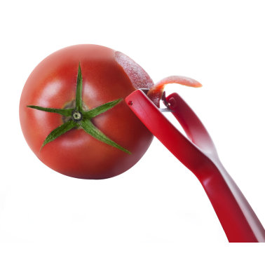 794000 PELA TOMATES ROJO INOX 15x7cm IBILI